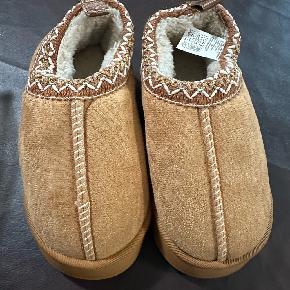 Cozy Tan Kids Shoes